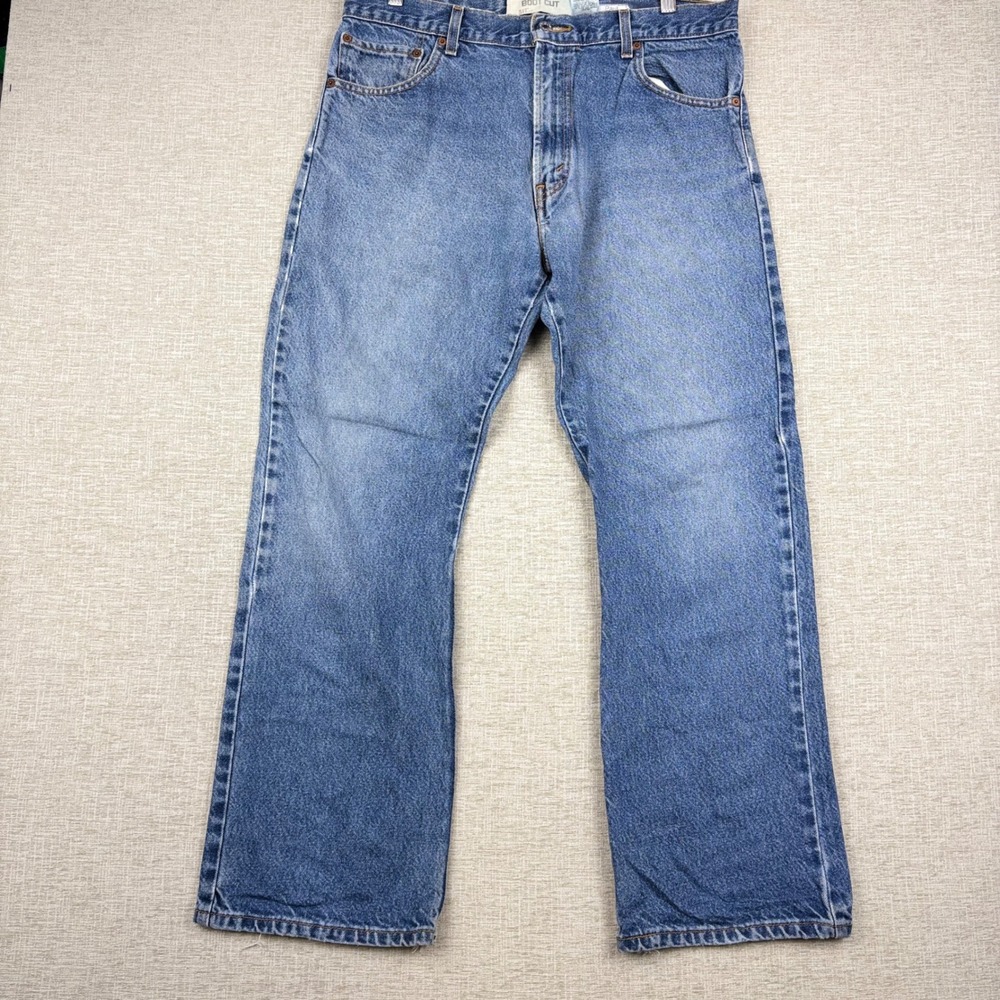Vintage Levis 517 Mens 36x30 Bootcut Jeans Thigh Faded Denim